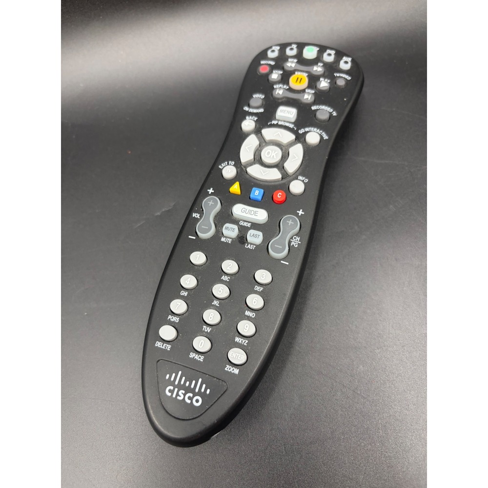 Cisco Scientific Atlanta DVR Remote Control Black Cable Box Accessory One Size